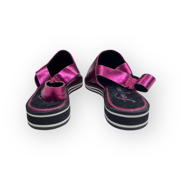 new Free People ༄ Lexa Pointed Toe Slingback Flat༄ Metallic Purple ༄ 37 6.5M 7M - Picture 5 of 16